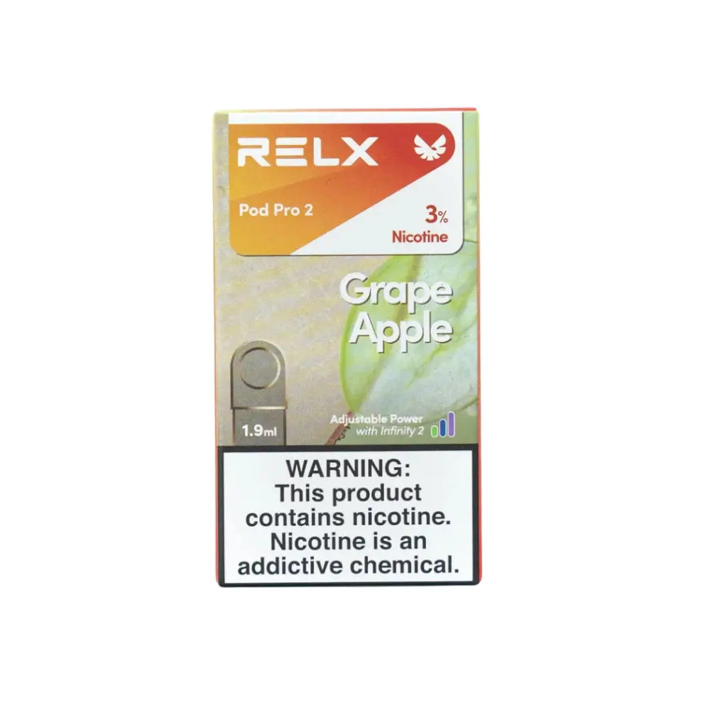 Relx Pod Pro 2 Prefilled Replacement Pod - Grape Apple 3% - Vape Devices - Vapes Uae