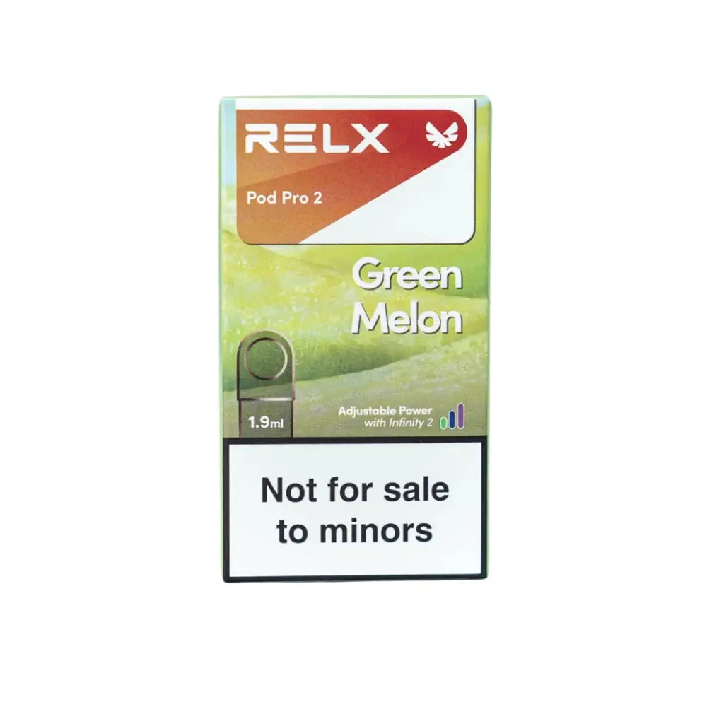 Relx Pod Pro 2 Prefilled Replacement Pod - Green Melon 1.55% - Vape Devices - Vapes Uae
