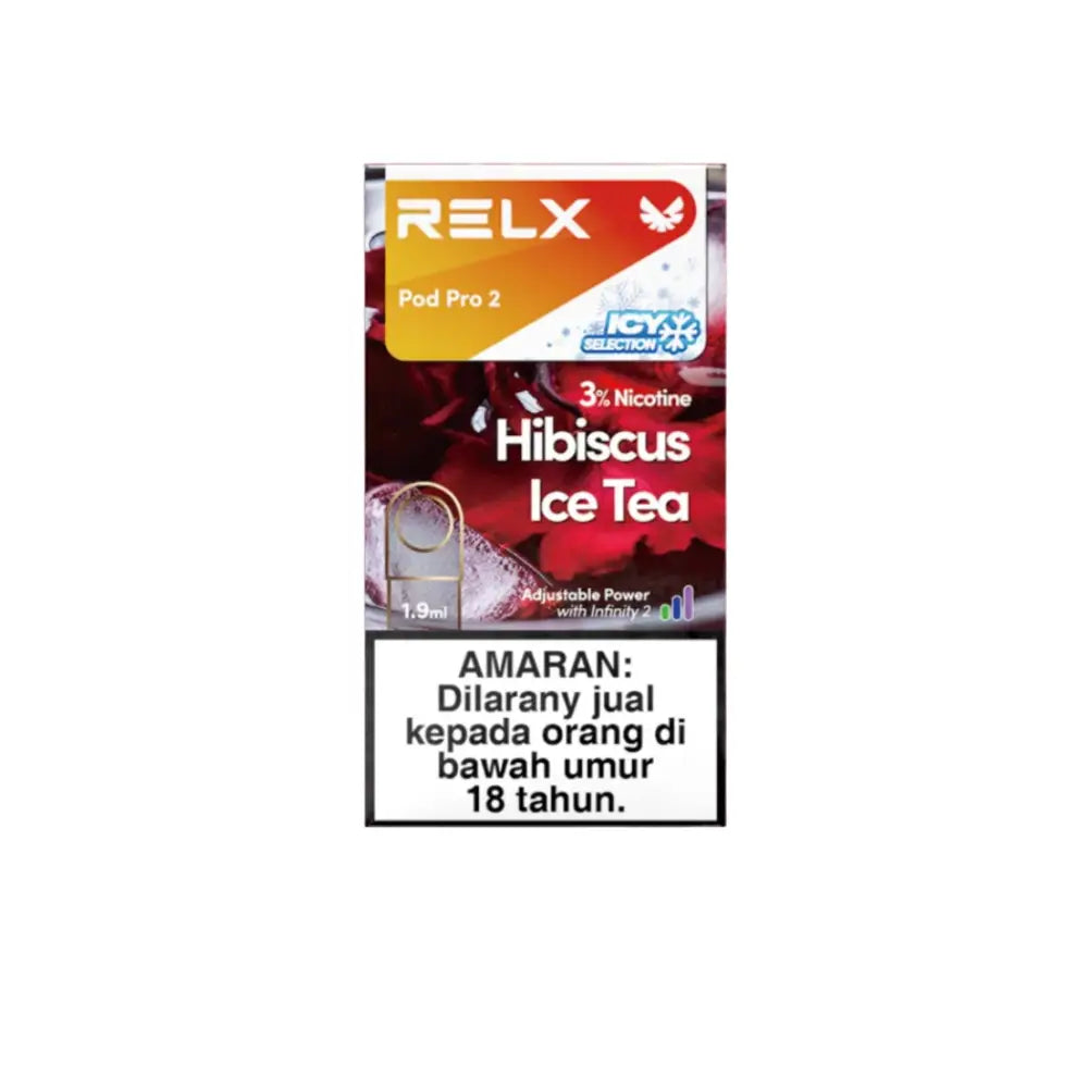 Relx Pod Pro 2 Prefilled Replacement Pod - Hibiscus Ice Tea 3% - Vape Devices - Vapes Uae