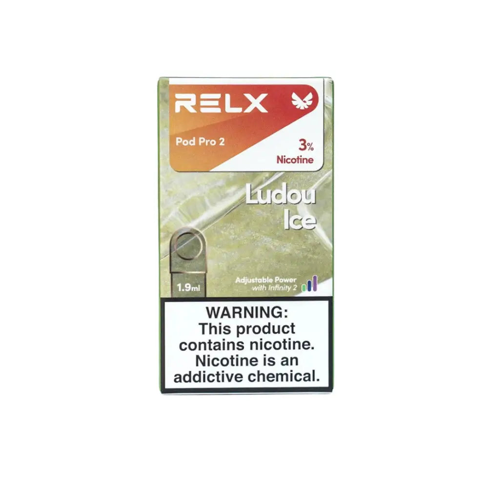 Relx Pod Pro 2 Prefilled Replacement Pod - Ludou Ice 3% - Vape Devices - Vapes Uae