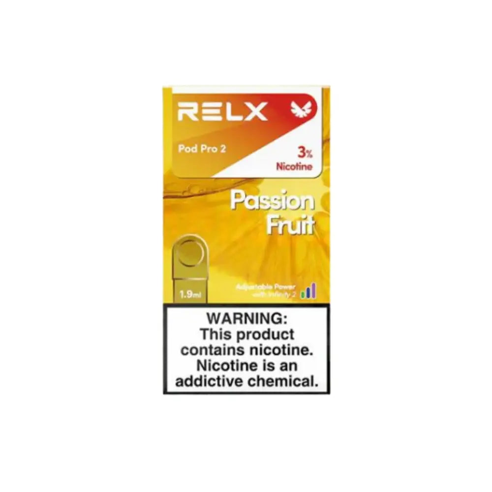 Relx Pod Pro 2 Prefilled Replacement Pod - Passion Fruit 3% - Vape Devices - Vapes Uae