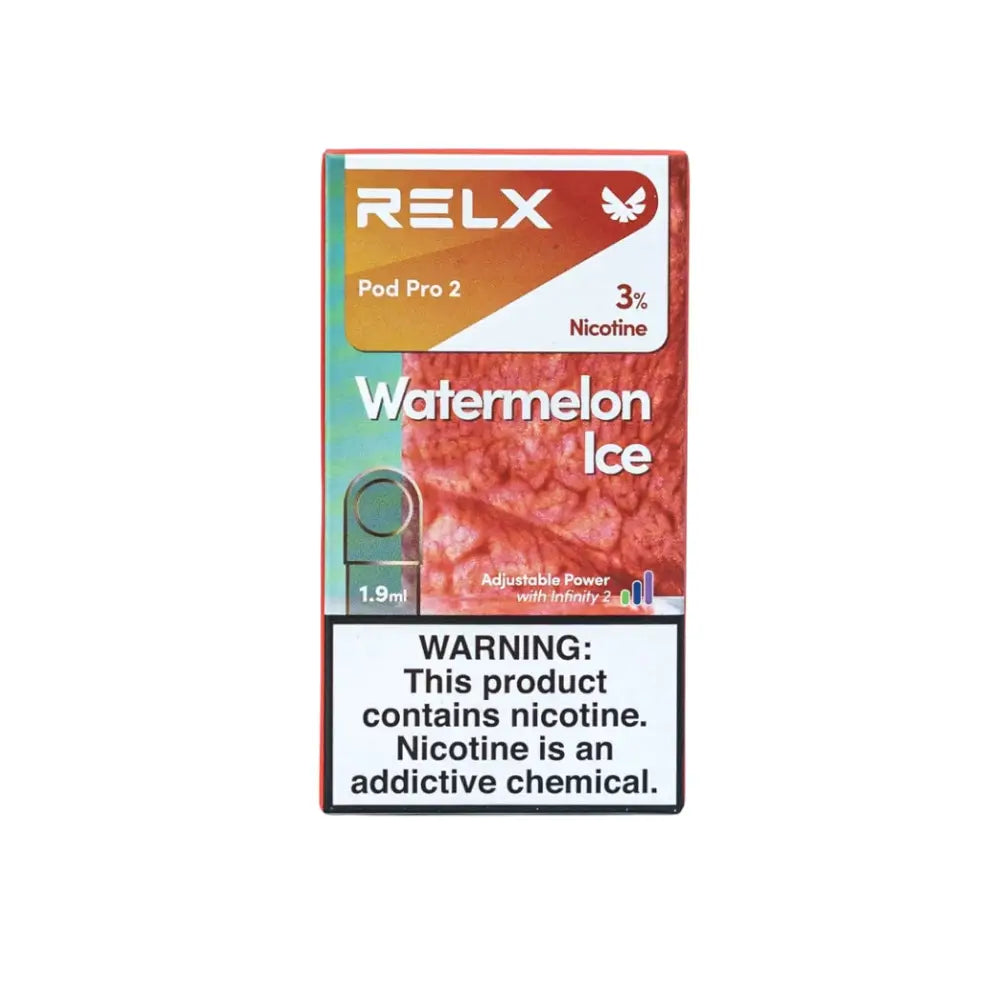 Relx Pod Pro 2 Prefilled Replacement Pod - Watermelon Ice 3% - Vape Devices - Vapes Uae