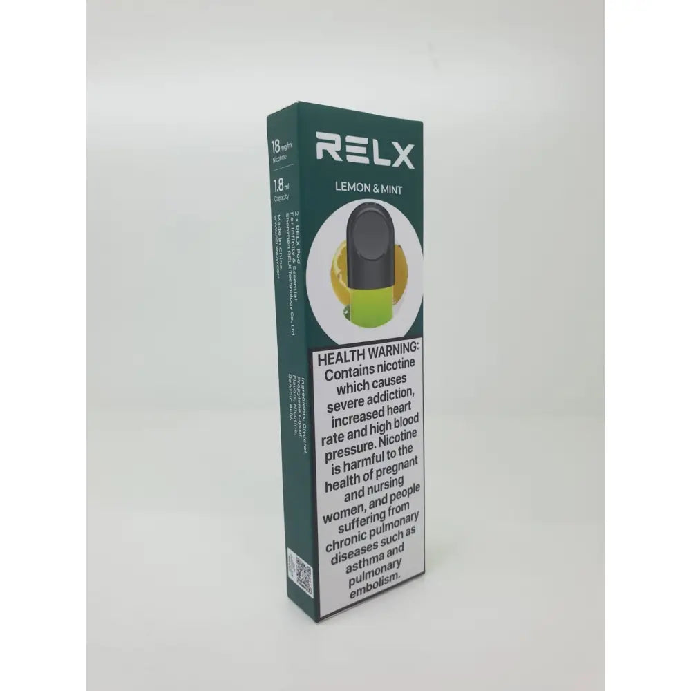 Relx Pod Pro Replacement Pod System - Lemon & Mint - Vape Devices - Vapes Uae