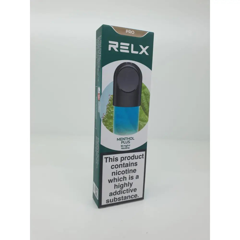 Relx Pod Pro Replacement Pod System - Menthol Plus - Vape Devices - Vapes Uae