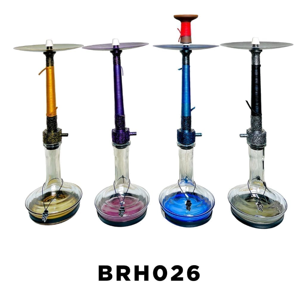 Richman shisha large brh026 - gold - hookah - vapes uae