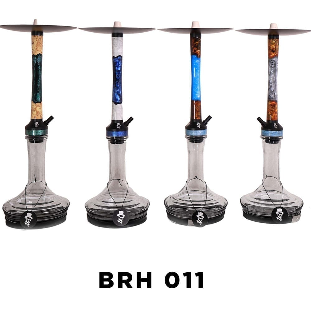 Richman shisha medium brh 011 - marble dark blue - hookah - vapes uae