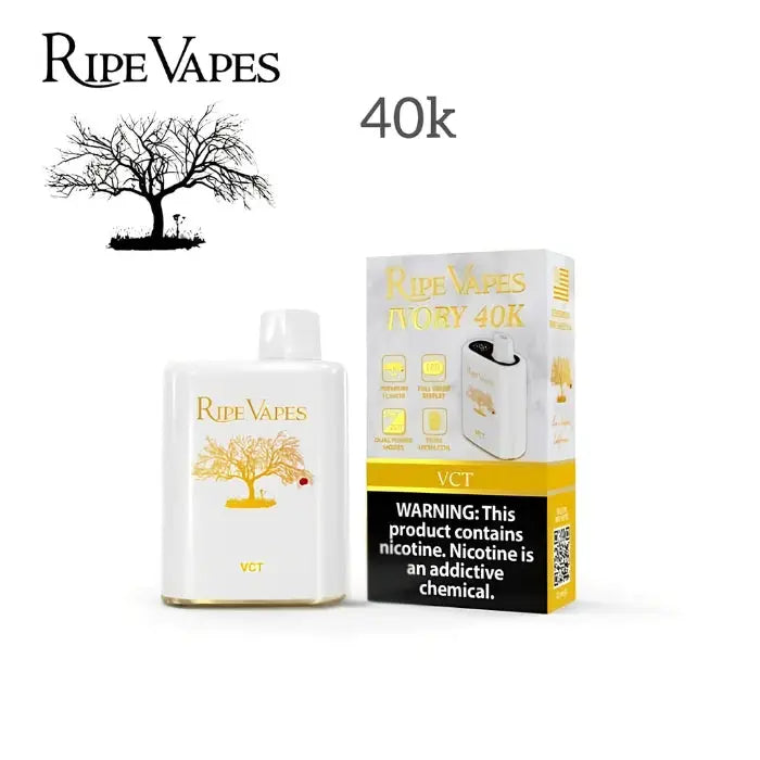 Ripe Vapes Ivory 40000 Puffs Disposable Vape - Vct - Disposable Vape - Vapes Uae