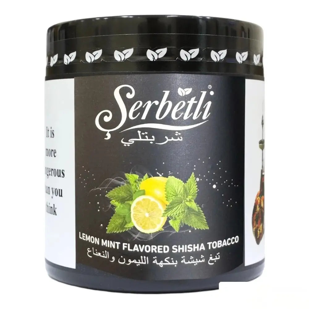 Serbetli Hookah Tobacco 250g - Lemon Mint / 1 Kg - Shisha Flavors - Vapes Uae