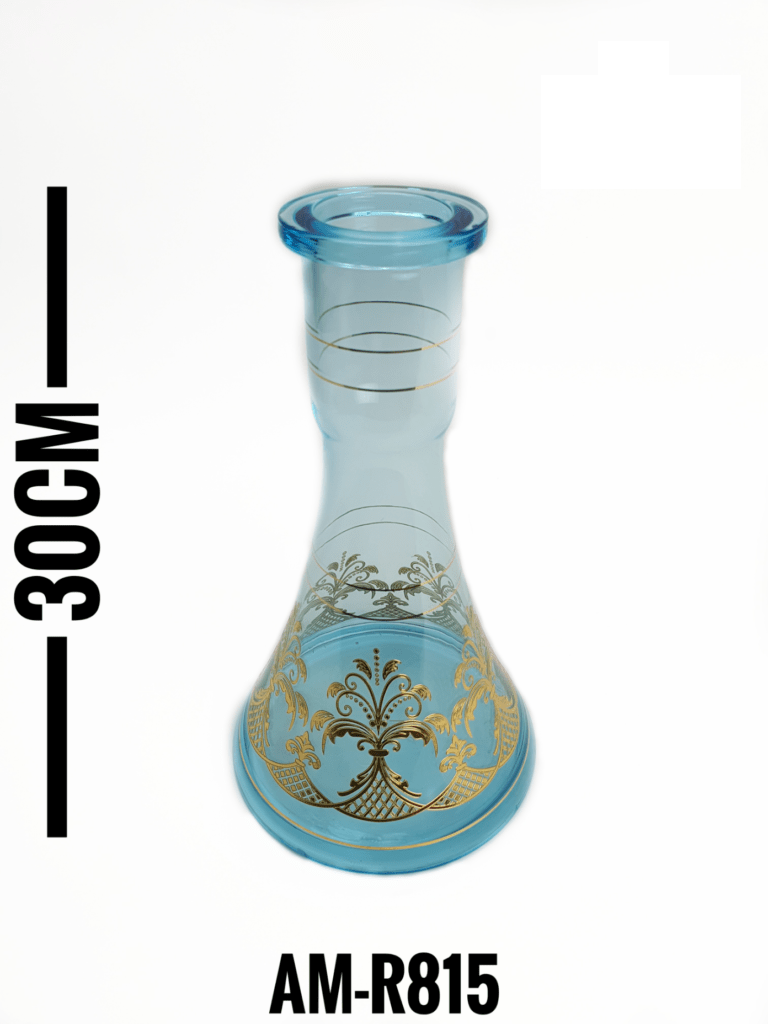 Shisha base crystal syrian design - light blue - shisha - vapes uae