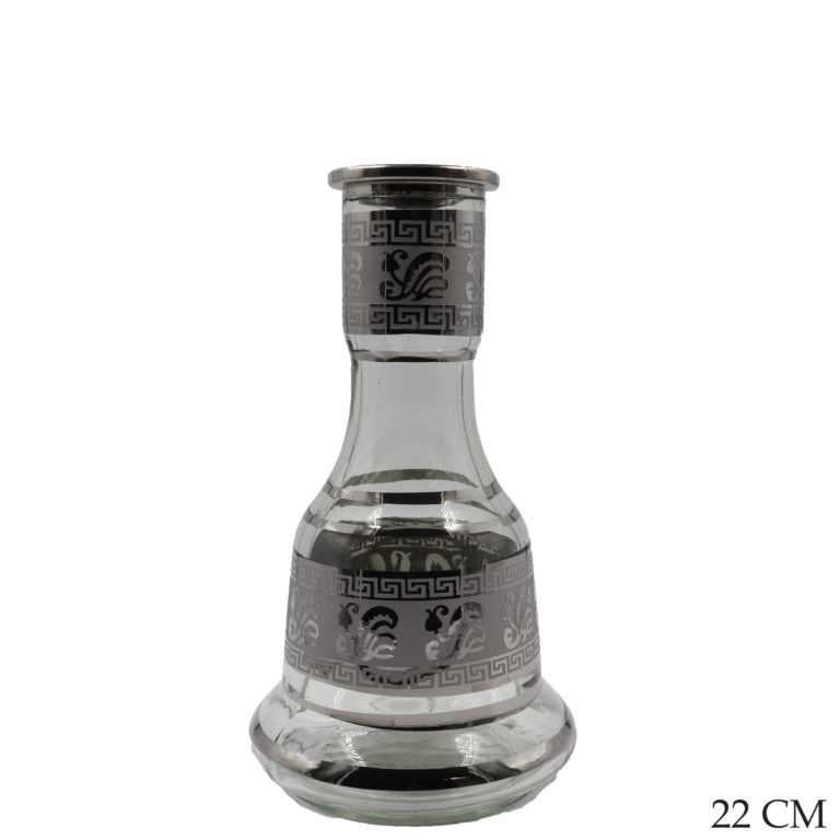 Shisha base egyptian design standard 1 - silver - shisha - vapes uae