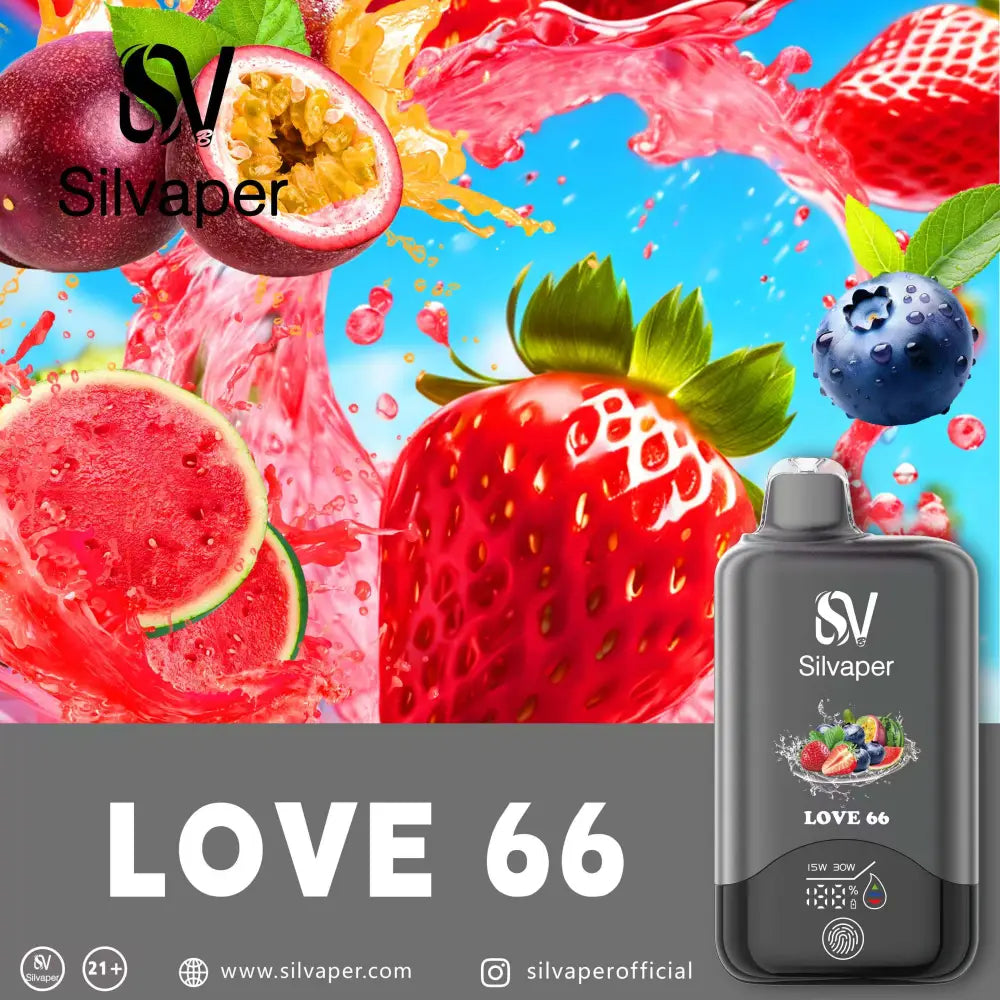 Silvaper 15000 Puffs Disposable Vape - Love 66 - Disposable Vape - Vapes Uae