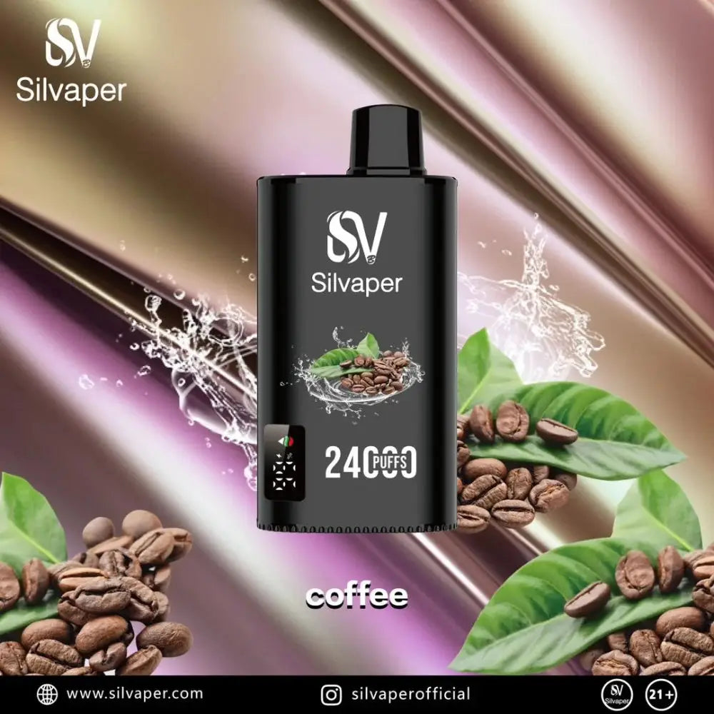 Silvaper 24000 Puffs Disposable Vape - Coffee - Disposable Vape - Vapes Uae