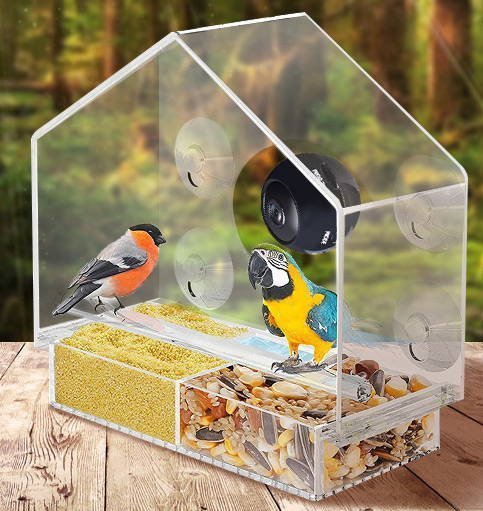 Smart bird feeder with live camera - bird buddy - birdcage - bird feeders - vapes uae