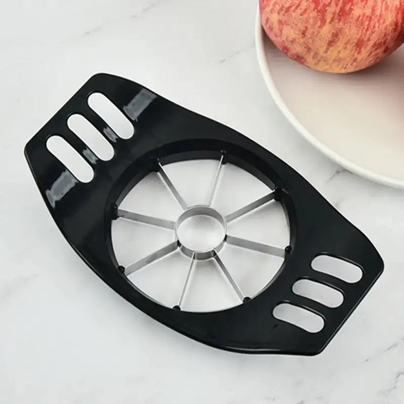 Stainless steel apple cutter 1 count manual apple slicer kitchen fruit cutting tool household kitchen gadgets - dark