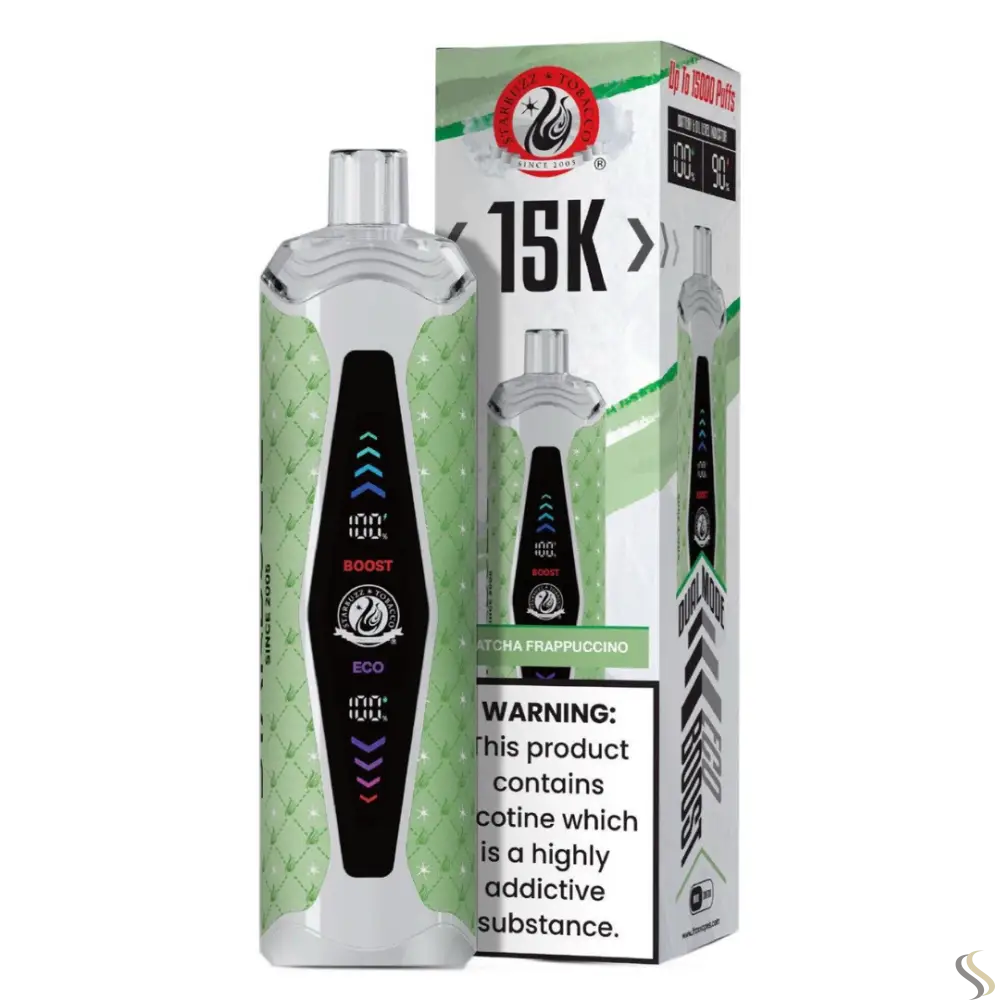 Starbuzz 15000 Puffs Super Max Disposable Vape - Matcha Frappucciono - Disposable Vape - Vapes Uae