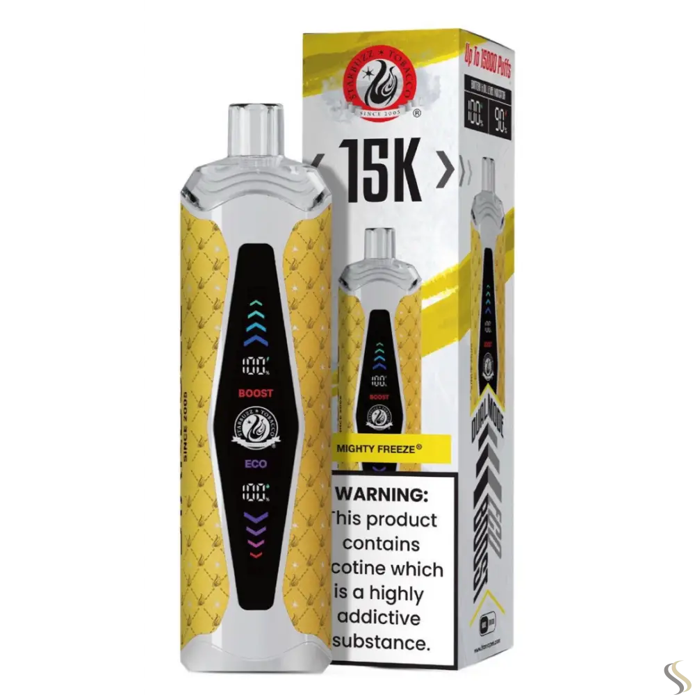 Starbuzz 15000 Puffs Super Max Disposable Vape - Mighty Freeze - Disposable Vape - Vapes Uae