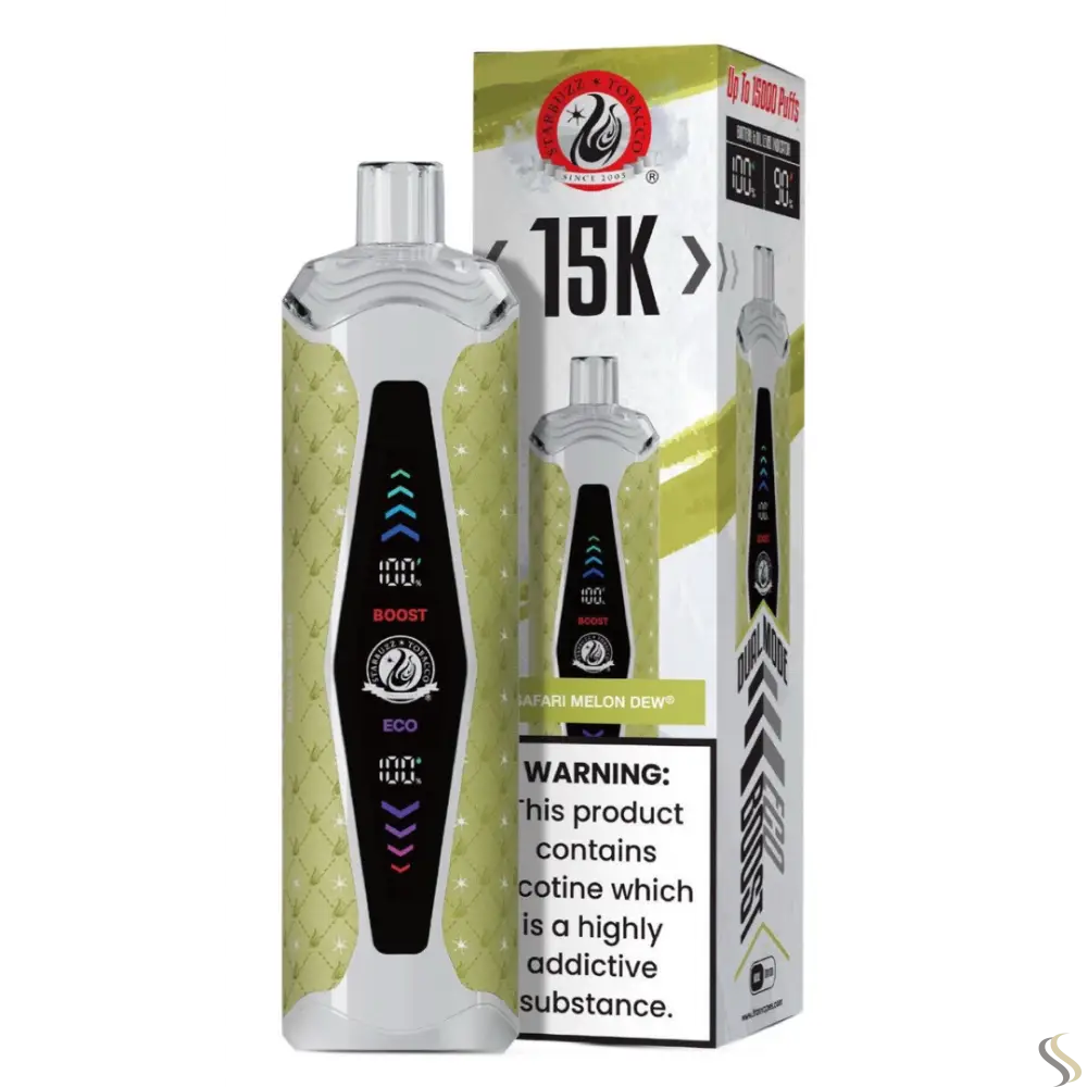 Starbuzz 15000 Puffs Super Max Disposable Vape - Safari Melon Dew - Disposable Vape - Vapes Uae