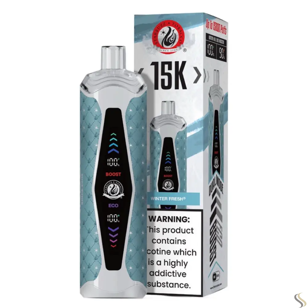 Starbuzz 15000 Puffs Super Max Disposable Vape - Winter Fresh - Disposable Vape - Vapes Uae