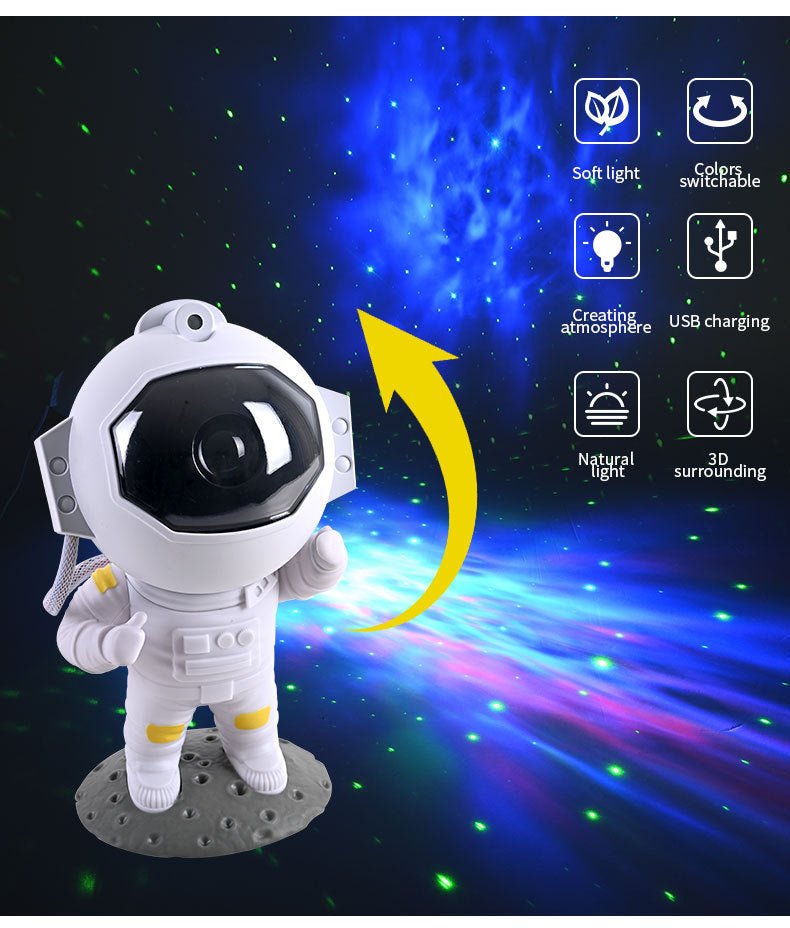 Stellar odyssey illuminating astronaut night light discover the wonders of the cosmos with this mesmerizing