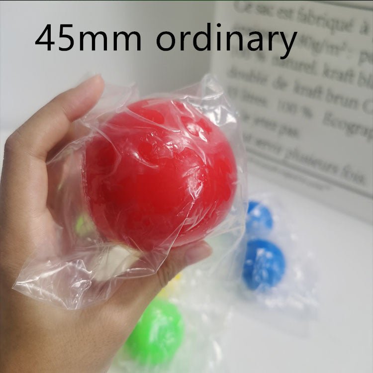 Stress relief squeezy ball wall mounted toys - ordinary red / 45mm - teens toys - vapes uae