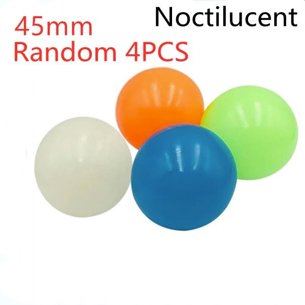 Stress relief squeezy ball wall mounted toys - random 4pcs / 45mm - teens toys