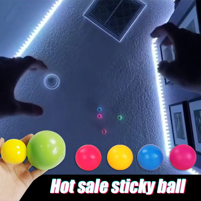 Stress relief squeezy ball wall mounted toys - teens toys - vapes uae