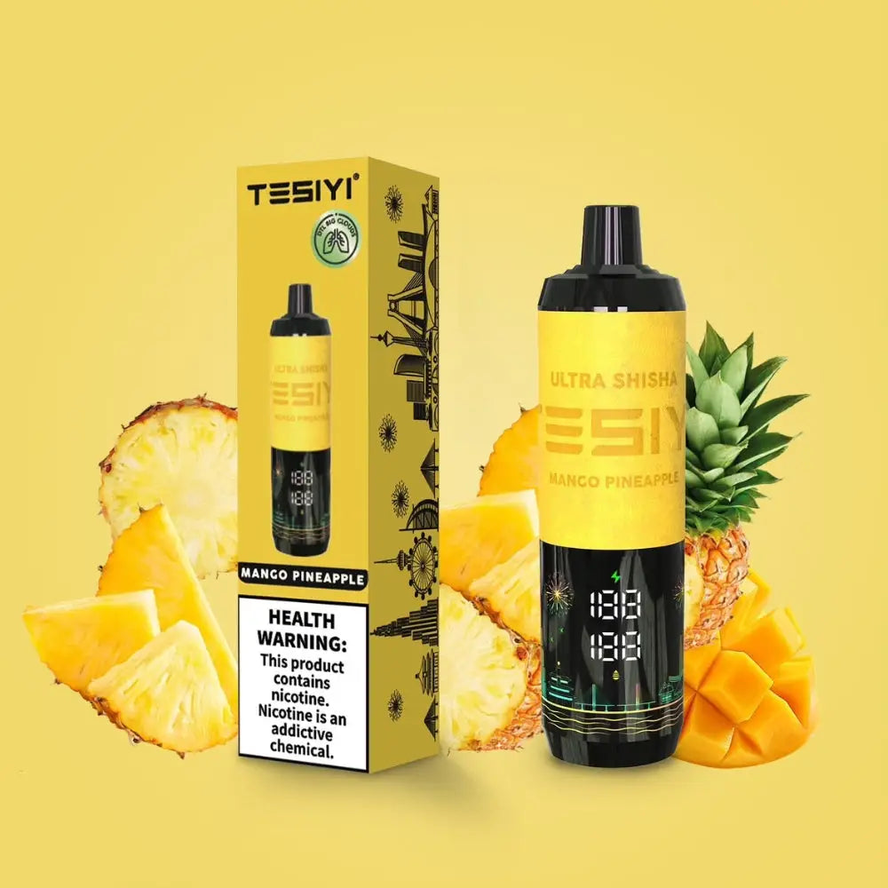 Tesiyi Ultra Shisha 35000 Puffs Disposable Vape - Mango Pineapple - Disposable Vape - Vapes Uae