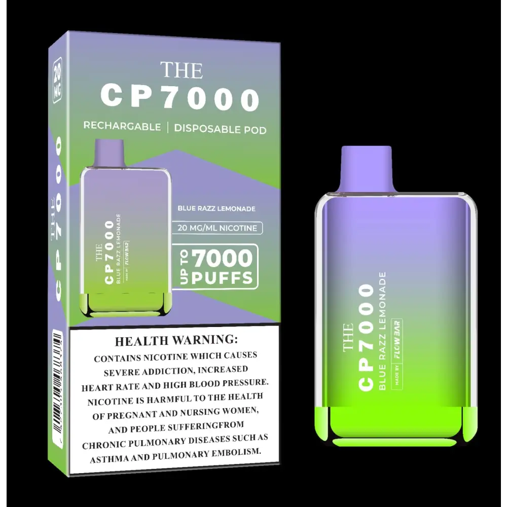 The Cp7000 Disposable Pod - Blue Razz Lemonade - Disposable Vape - Vapes Uae