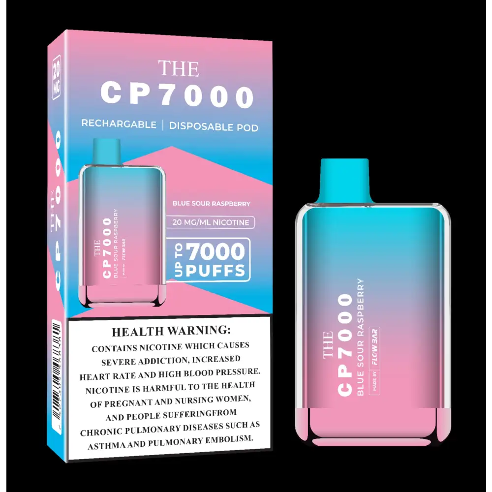 The Cp7000 Disposable Pod - Blue Sour Raspberry - Disposable Vape - Vapes Uae