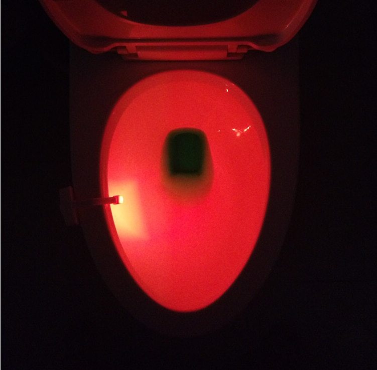 Toilet induction led night light - toys > bath toys