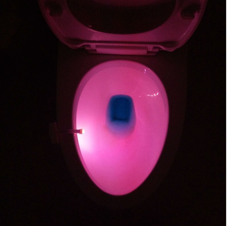 Toilet induction led night light - toys > bath toys