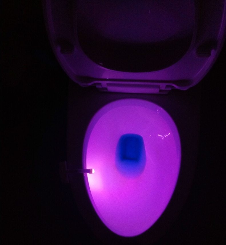 Toilet induction led night light - toys > bath toys