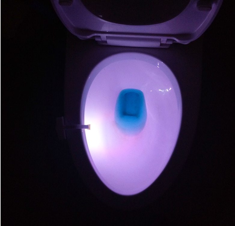 Toilet induction led night light - toys > bath toys