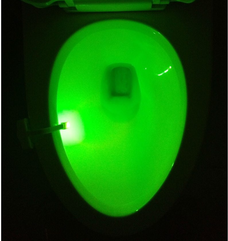 Toilet induction led night light - toys > bath toys