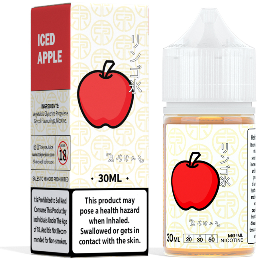 Tokyo classic series 30ml - iced apple / 50mg (5% ) - e-liquid - vapes uae