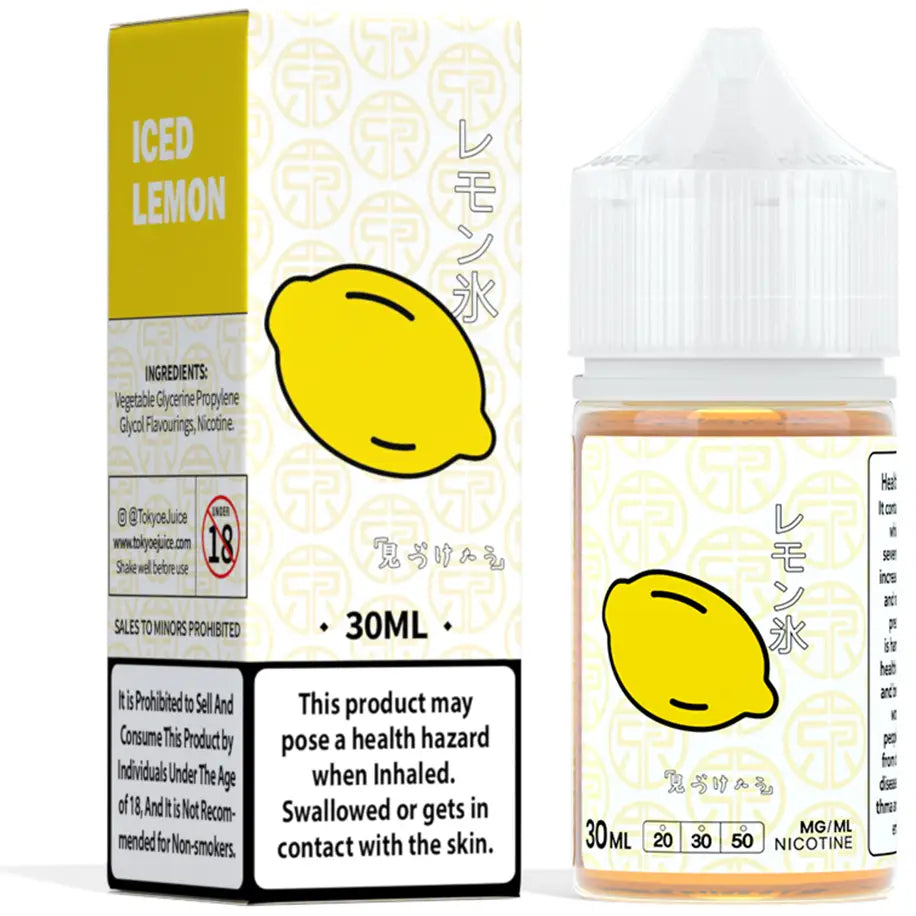 Tokyo Classic Series 30ml - Iced Lemon / 50mg (5% ) - E-liquid - Vapes Uae