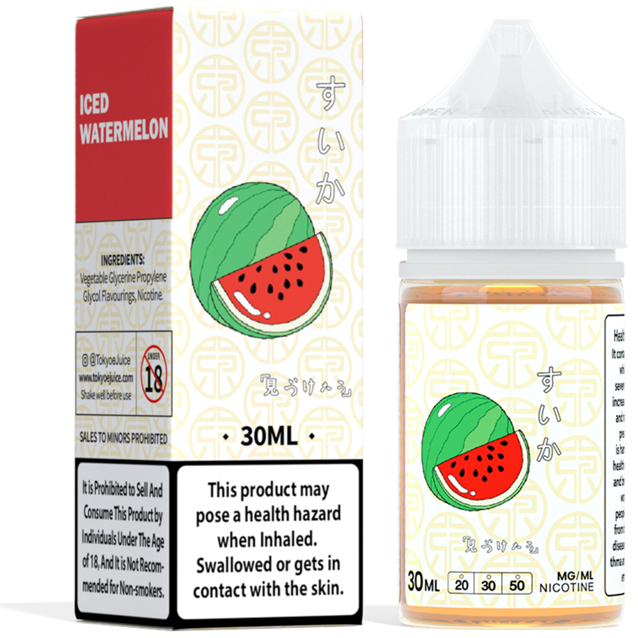 Tokyo classic series 30ml - iced watermelon / 50mg (5% ) - e-liquid - vapes uae