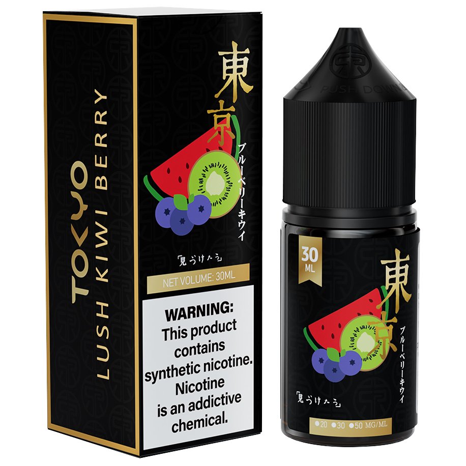 Tokyo golden series 30ml - lush kiwi berry / 50mg (5% ) - e-liquid - vapes uae