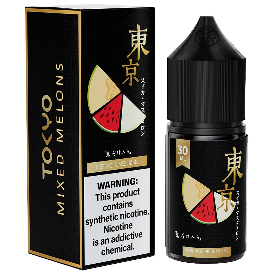 Tokyo golden series 30ml - mixed melons / 50mg (5% ) - e-liquid - vapes uae