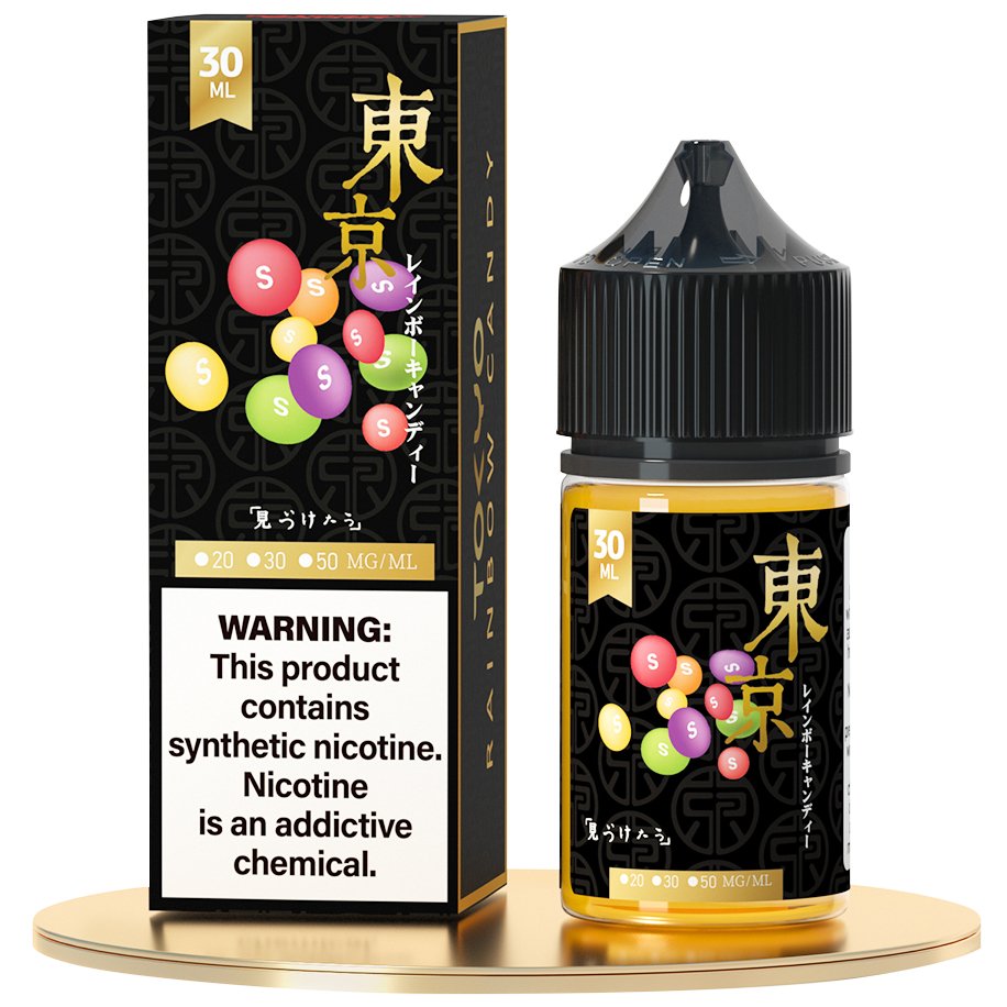 Tokyo golden series 30ml - rainbow candy / 50mg (5% ) - e-liquid - vapes uae