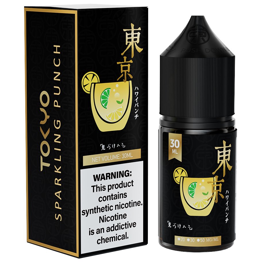 Tokyo golden series 30ml - sparkling punch / 50mg (5% ) - e-liquid - vapes uae