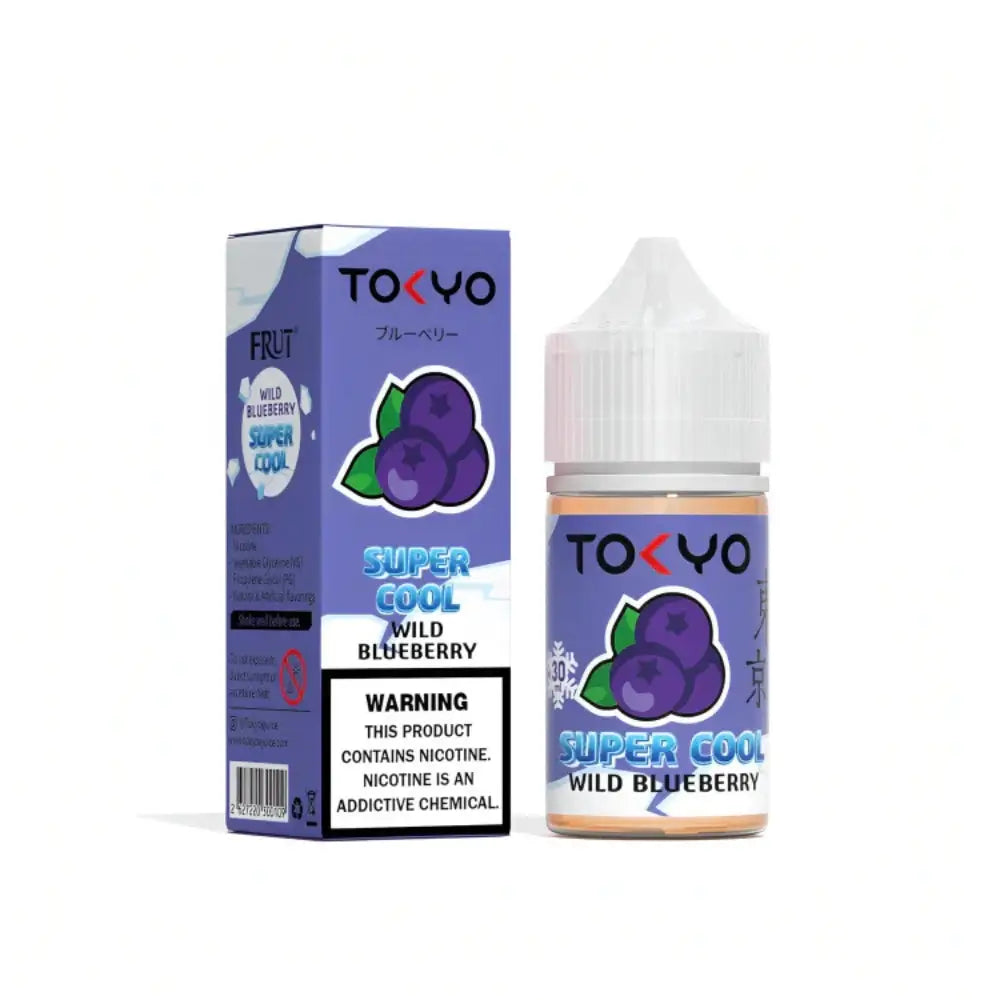 Tokyo Super Cool E-liquid - Wild Blueberry / 3mg - E-liquid - Vapes Uae