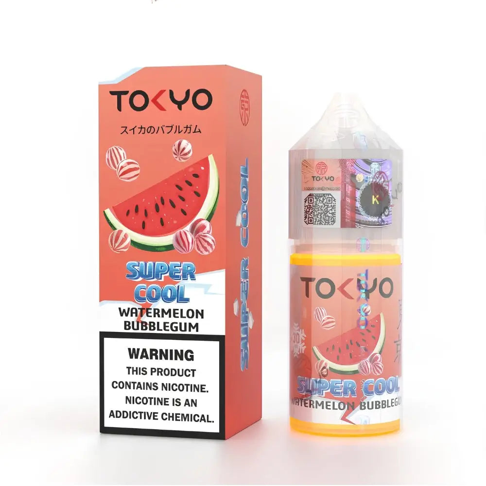Tokyo Super Cool E-liquid - Watermlon Bubblegum / 3mg - E-liquid - Vapes Uae