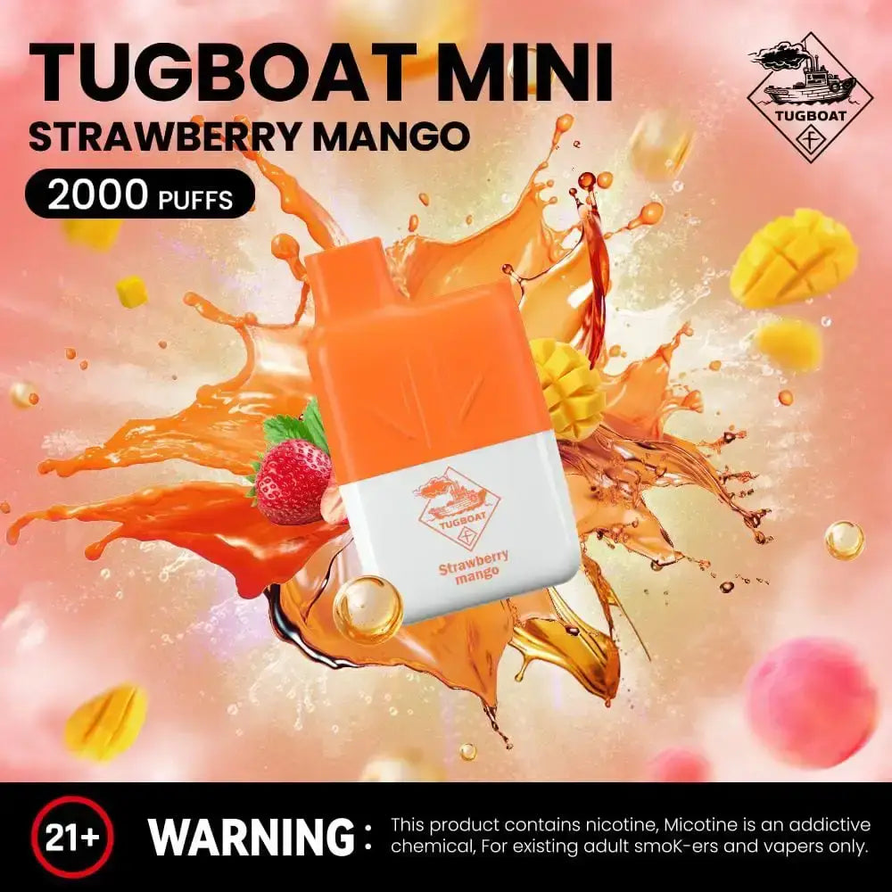 Tugboat Mini 2000 Puffs Disposable Vape - Disposable Vape - Vapes Uae