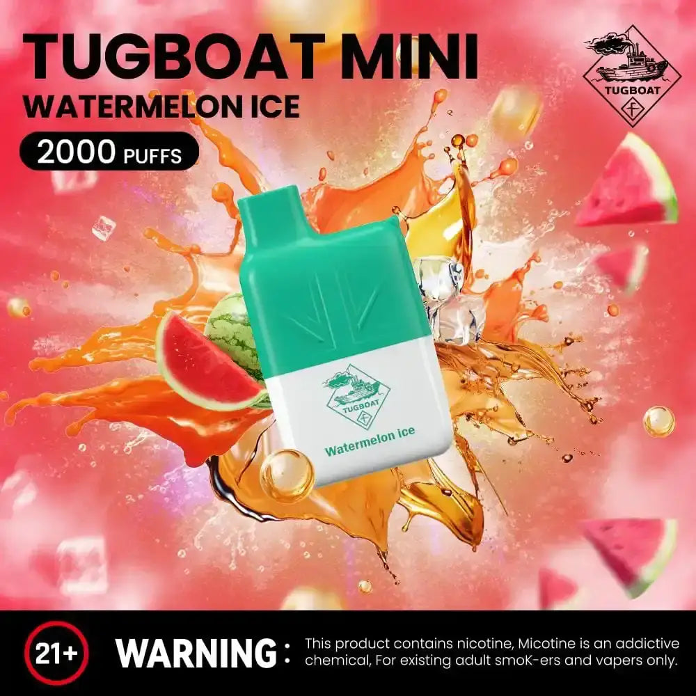 Tugboat Mini 2000 Puffs Disposable Vape - Disposable Vape - Vapes Uae