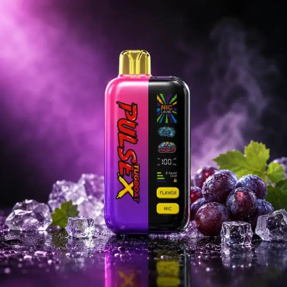 Tugboat Pulse x 50000 Puffs Disposable Vape - Grape Ice - Disposable Vape - Vapes Uae