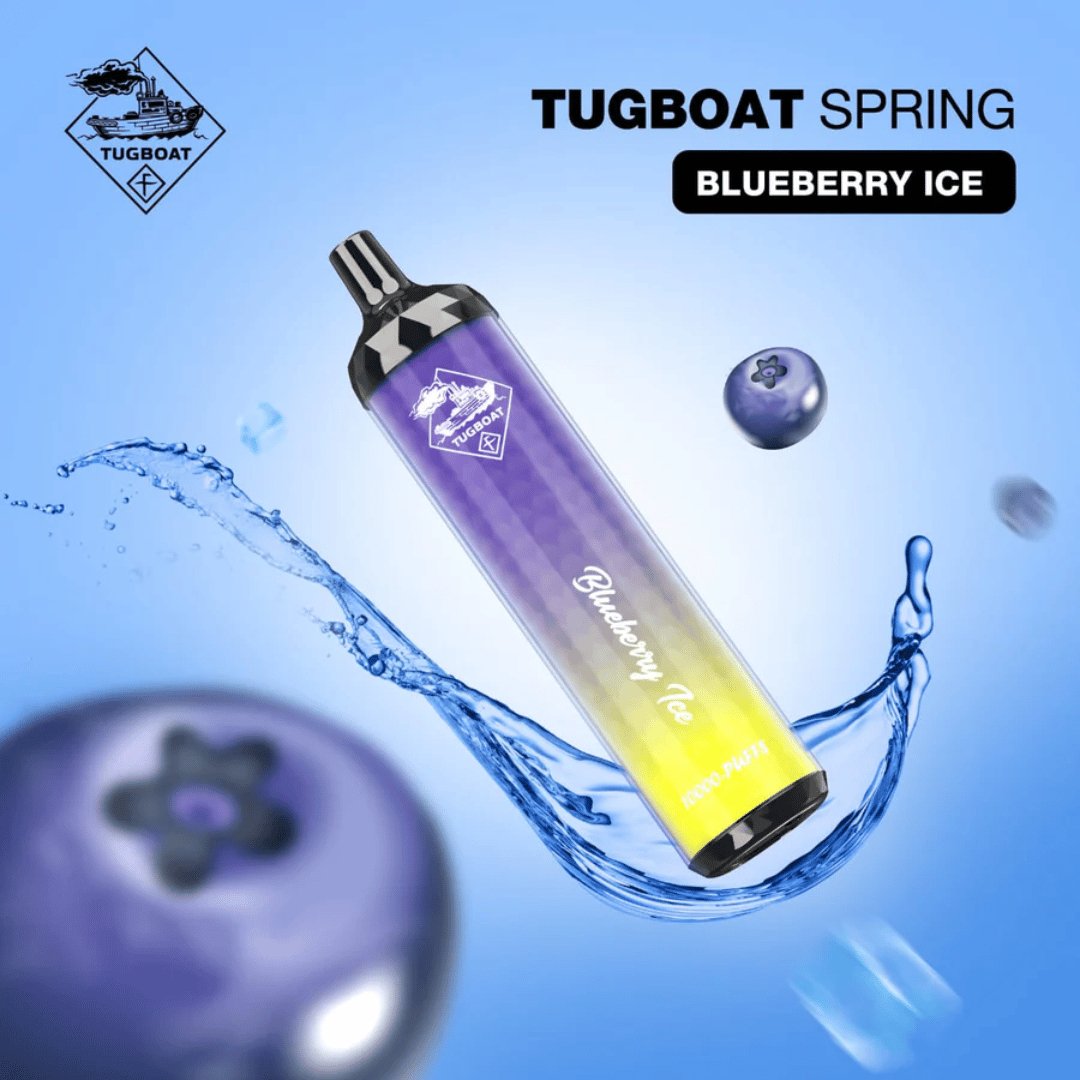 Tugboat spring 10000 puffs - blueberry ice - disposable vape