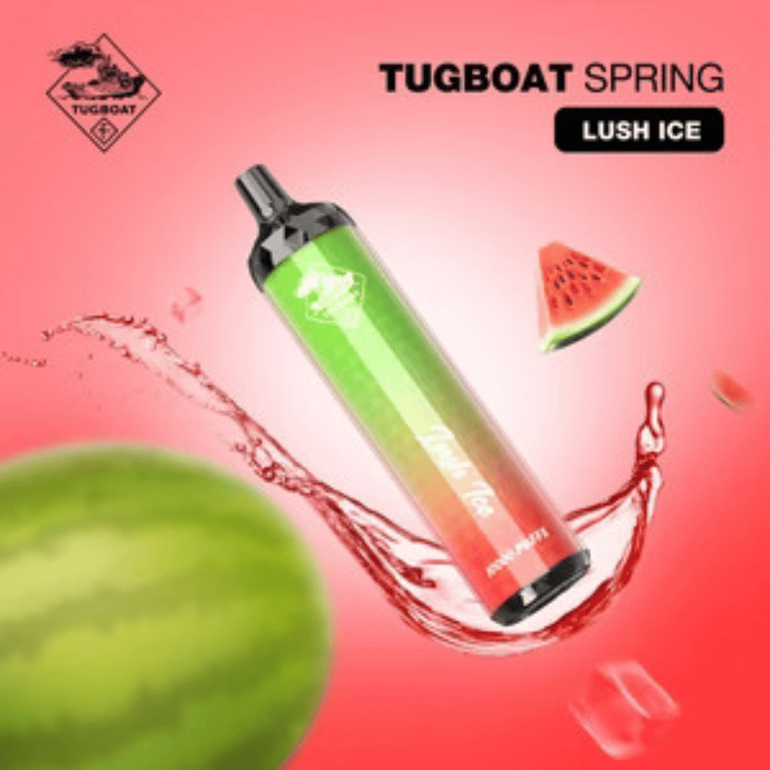 Tugboat spring 10000 puffs - lush ice - disposable vape