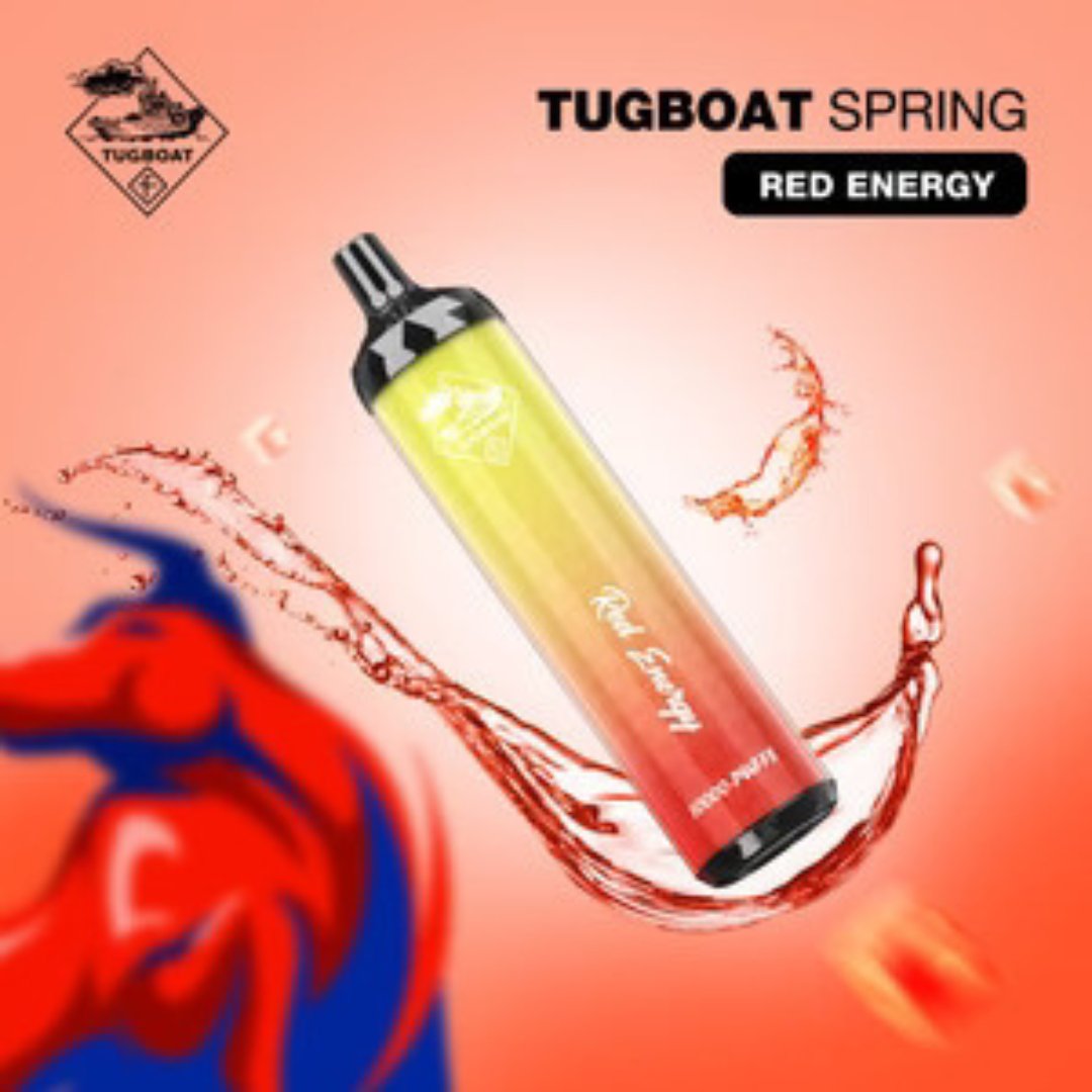 Tugboat spring 10000 puffs - red energy - disposable vape