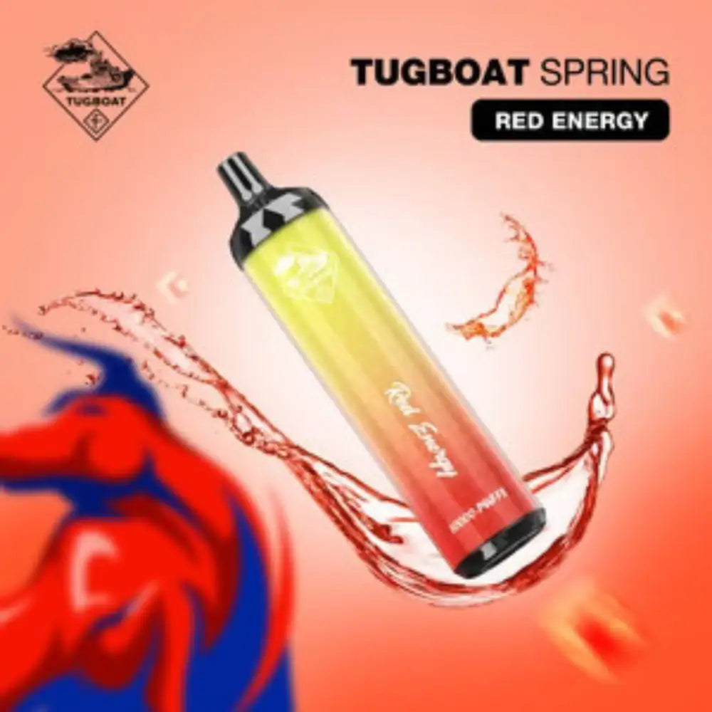 Tugboat Spring 10000 Puffs - Red Energy - Disposable Vape - Vapes Uae